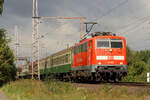 DB Gebrauchtzug 111 096 in Dedensen-Gümmer 5.9.2025