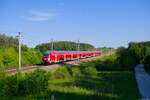 RE 4033 (Nürnberg Hbf - München Hbf) bei Göggelsbuch, 03.06.2021
