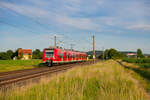 425 126 DB Regio mit RB (Treuchtlingen - Würzburg Hbf) bei Gunzenhausen, 10.07.2021