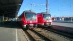 BR440 817-5 & BR440 804-3 in Schweinfurt Hbf, 18.01.2025
