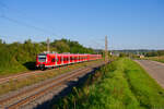 425 126 DB Regio als RB 58124 (Treuchtlingen - Würzburg Hbf) bei Winterhausen, 03.09.2021