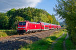 146 232 DB Regio mit RE 4858 (München Hbf - Nürnberg Hbf) bei Postbauer-Heng, 08.10.2021
