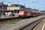 OFFENBURG (Ortenaukreis), 06.09.2010, 146 116-9 als RE nach Basel SBB im Bahnhof Offenburg