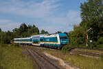 223 067 war am 29. Mai 2023 in Nabburg in Richtung Weiden unterwegs.