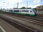 Ein Desiro Triebwagen der Vogtlandbahn in Regensburg HBF am 14.08.2007