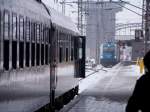 Bereitstellung des ALEX nach Schwandorf mit 183 003 in M�nchen Hbf am 14.2.09