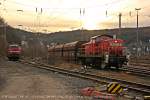 DB 294 845-3 & links EfW 225 023-1 in Wuppertal, Februar 2014.
