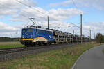 Am 29.03.26 schleppte 140 759 der evb einen BLG-Autozug durch Wittenberg-Labetz Richtung Dessau.