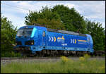 EVB 192 005-7 am 19.05.2026 mit einem LKV-Zug im Maintal bei Th�ngersheim gen Norden unterwegs.