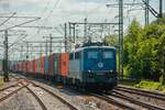 EGP 140 656-0 mit Containerzug in Hamburg Harburg, August 2025.