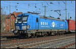 Eisenbahngesellschaft Potsdam (EGP) 193 838-0 am 07.03.2026 mit einem Containerzug in Würzburg Hbf.