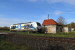 Rangieren im Ladegleis am BK Caaschwitz bei Gera mit der 247 904 von EGP. Aufgenommen am 28.04.2026