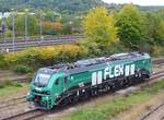 Flex Bahndienstleistungen, Stadler Eurodual, 9080 2159 270-8 D-ELP wartet in Gera am 7.10.2025 auf ihren nächsten Einsatz.