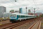 GfF Wittenberger Steuerwagen als RE13-Ersatzzug in Düsseldorf, Mai 2025.
