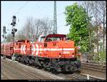 Doppeltraktion von DE 91 und DE 92 der HGK in Kln-Sd (10.04.2011)