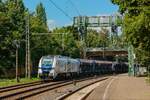 HHPI 159 251-8 mit Kieszug in Hamburg Harburg, August 2025.