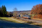 Bild #7000 auf Bahnbilder: 151 133 - 162.005 Hectorrail  Herzog  als Triebfahrzeugfahrt bei Dollnstein Richtung Treuchtlingen, 23.11.2021