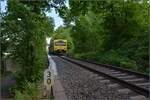 Abgesang auf die Taunus Elevated.

Zwei nicht bekannte VT2E am Waldkrankenhaus Köppern auf dem Weg nach Bad Homburg. Mai 2022.