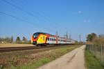 HLB Alstom Coradia Continental ET 165 am 28.03.20 in Babenhausen