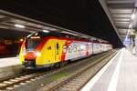 HLB Alstom Coradia Continental 1440 156 am 14.12.24 in Hanau Hbf