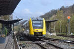 2648 001 verlässt Weilburg in Richtung Limburg.

Weilburg 31.03.2024