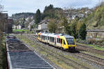 648 024 fährt in Löhnberg aus in Richtung Wetzlar. Das Bild wurde von der Laderampe gemacht welche öffentlich zugänglich ist. 

Löhnberg 31.03.2024