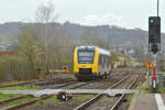 2648 010 erreicht den Bahnhof Albshausen aus Richtung Limburg.

Albshausen 31.03.2024
