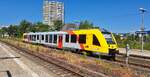 Am 25.07.2026 f�hrt eine Tankfahrt den HLB 2648 010 (VT 610) nach Frankfurt. Hier bei der Durchfahrt durch den Bahnhof Bad Homburg vor der H�he.