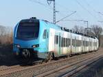 EUROBAHN ET 4.02 als RB61 nach Hengelo in der Nähe der ehemaligen Blockstelle Deves zwischen Rheine und Salzbergen, 03.03.2026