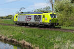 LEG - Leipziger Eisenbahnverkehrsgesellschaft mbH, Leipzig [D] mit der ATLU Vectron Dual Lok  248 055  [NVR-Nummer: 90 80 2248 055-6 D-ATLU] am 27.04.26 bei Manching.