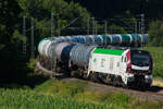 Leipziger Eisenbahngesellschaft mit der Euro Dual und Kesseln in der Fr�h des 11.7.26 bei Breitenfurt.