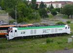 Leipziger Eisenbahn Gesellschaft LEG, 9080 2159 228-6 D-ELP beim pauseiren in Gera am 17.7.2026