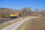 214 008 Leonhard Weiss als Tfzf bei Lehrberg Richtung Ansbach, 01.03.2022