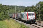 Lokomotion 185 665  50 Jahre Kombiverkehr  mit KLV bei Winterhausen, 10.07.2026