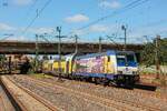 146 541-8  Lüneburger Heide  metronom mit RB41 nach Bremen Hbf bei der Ausfahrt in Hamburg Harburg, August 2025.
