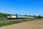 146 501-2 von Metronom mit dem RE2 nach G�ttingen in Elze, 28. Mai 2026