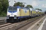 Rar geworden sind die 146er mit Metronom Merkmahle, aber 146 535 hallt am 21 Augustus 2026 mit ein RE nach Hannover Hbf in Celle. Wegen finanzielle Schwierigkeiten hat Ende 2025 metronom das noch bis 2028 laufende Kontrakt mit LVNS gek�ndigt.