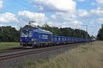 Mit einem Ganzzug Stork-Container aus dem nahen Piesteritz rollte am 08.09.26 248 073 der mkb durch J�trichau Richtung Magdeburg.