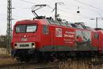 MEG 804 | 156 004 - Abschiedsfahrt BR 156 bei der MEG - hier mit DB 101 130 + Metropolitan Wagen nach Mukran | Anklam | 17.12.2021