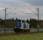 MWB V1353 als Tfzf zwischen Waghusel und Neuluheim, 25.04.2008.