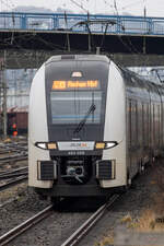 National Express Desiro HC Br. 462 als RE4 nsch Aachen Hbf, fotografiert am 03.01.2026 in Hagen Vorhalle