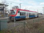 Neustadt (Dosse), PE 73 auf Gleis 3, vom Au�engel�nde