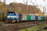 NIAG 7 (275 018-0) in Bottrop-Süd am BÜ KM 15,944 11.11.2025