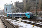 Nordbahn ET 526051 erreicht hier am 10.2.2026 um 13.18 Uhr den HBF Kiel.