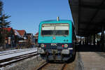 VT 71 nach der Ankunft in Tønder am 14.02.2026