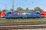 192 050 abgestellt am Bahnhof von Landshut am 19.10.26.