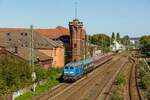 PRESS 218 055-2 mit Partyzug aus Willingen in Wuppertal, September 2023.