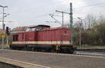 PRESS 204 237-2 (92 80 1202 237-4 D-PRESS) als Tfzf Richtung Erfurt, am 10.04.2026 in Weimar.