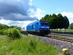 Am 7.6.2026 bringt die 246 049-2 TRAXX DE der Press ( 9280 1246 011-1 D-PRESS ) den IC 2152 aus der Bereitstellung in Leipzig an Gera. Ab Gera Hbf f�hrt der Zug dann planm��ig 12.06 Uhr nach D�sseldorf.