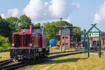 Rangierfahrt der Lok  251 901 zur Betriebswerkstatt in Putbus . - 04.07.2026